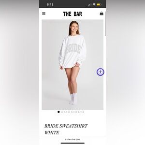 The Bar Bride Sweatshirt sz 2xl